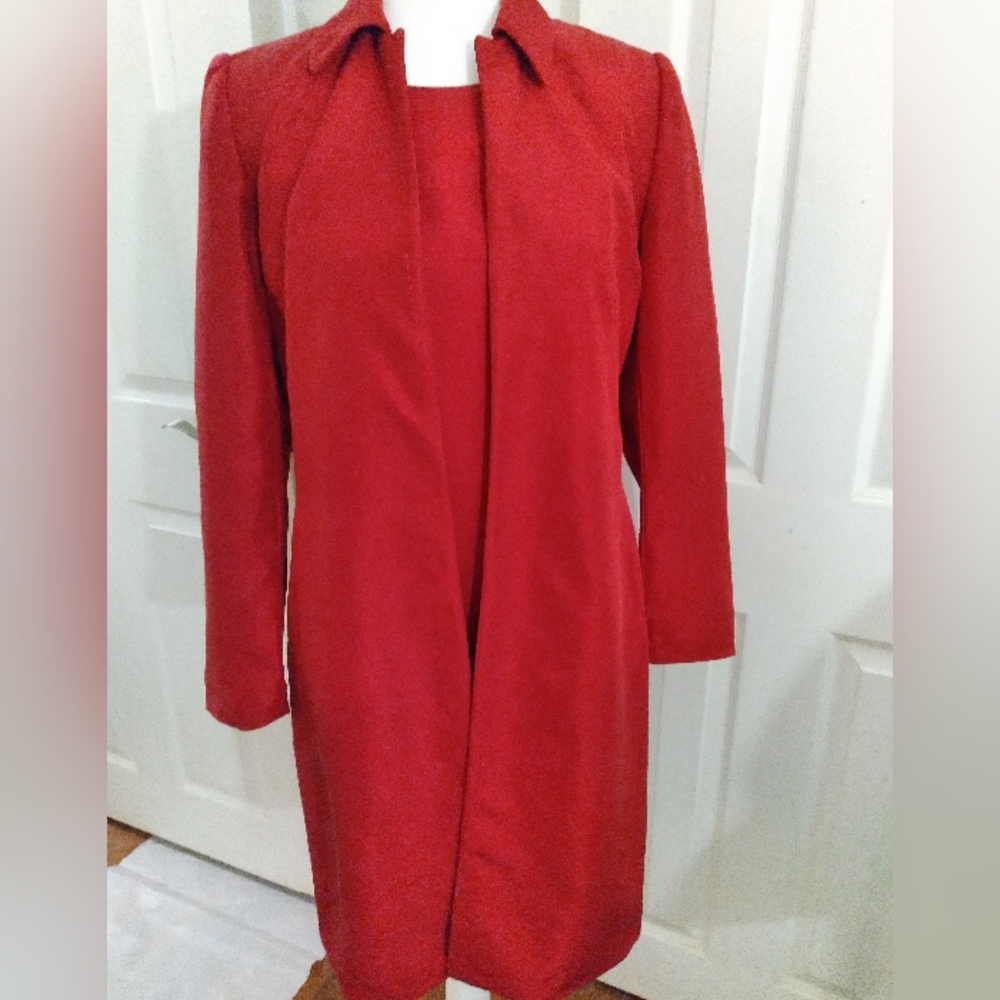 CASUAL CORNER Dress and Long Jacket Set